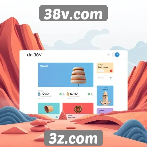 Análise da interface do site 38v.com para usuários