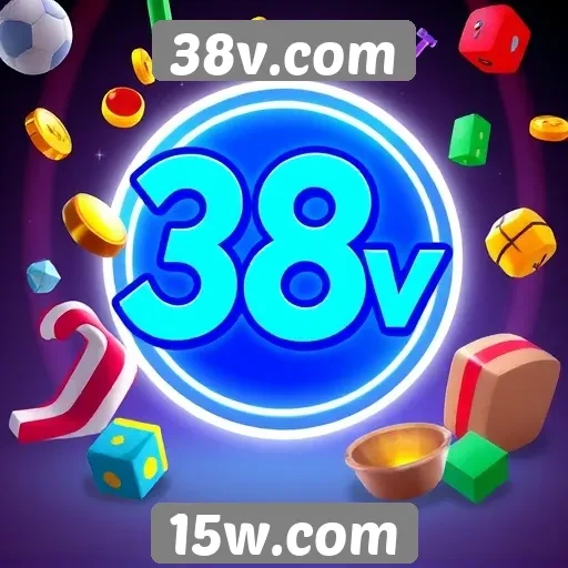 Variedade de jogos disponíveis em 38v.com